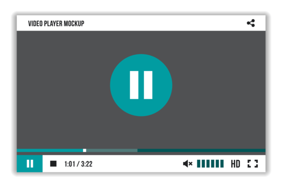 Download Video Pause Screen Interface. Media App - Premium Resources